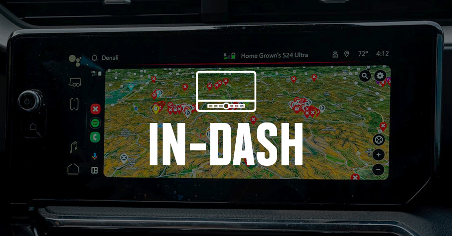 In-dash onX Hunt