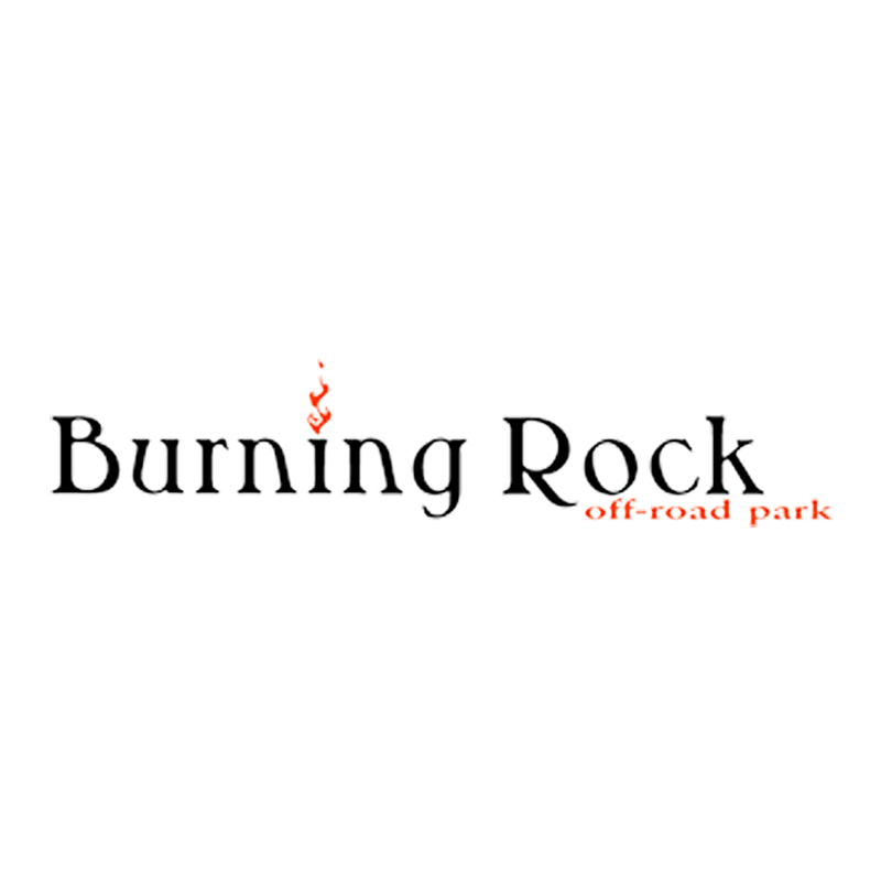 Burning Rock off-road park logo