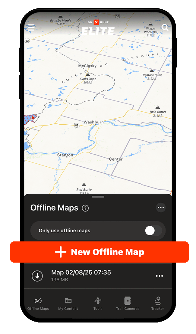 onX Hunt Offline Map screenshot