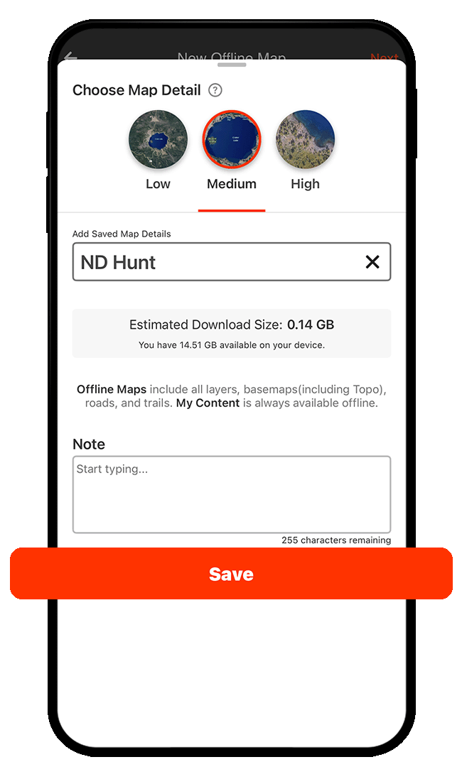onX Hunt Offline Map screenshot