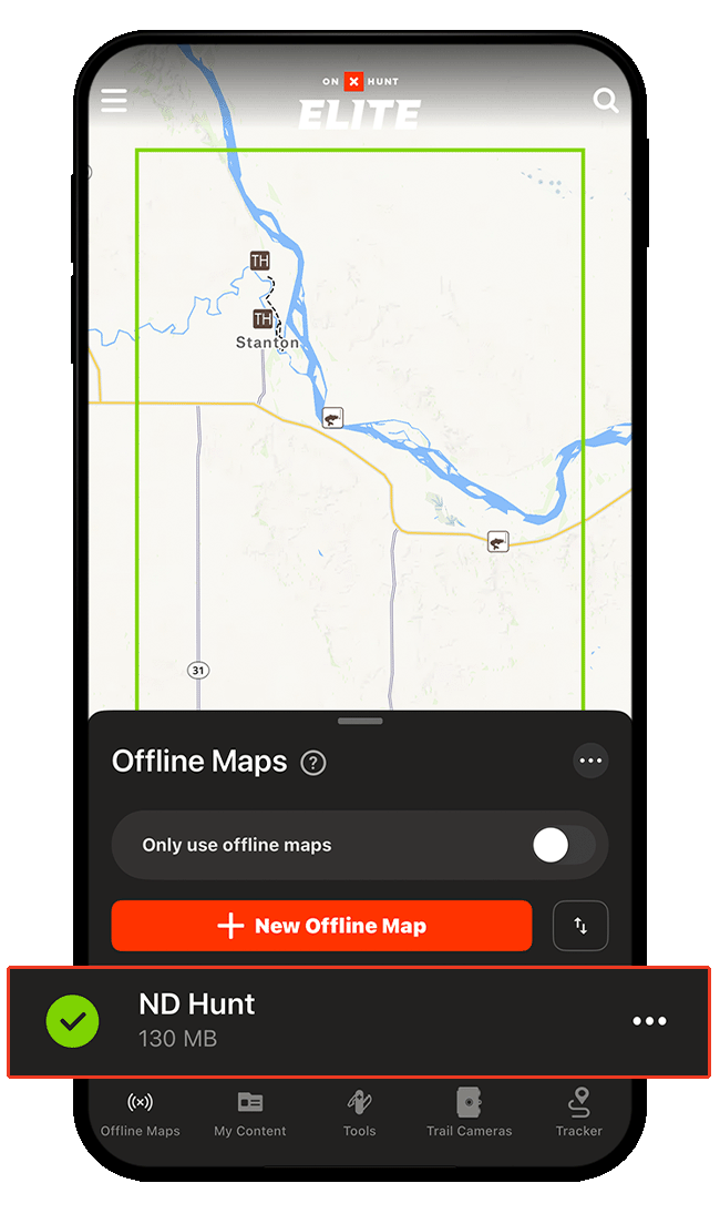 onX Hunt Offline Map screenshot